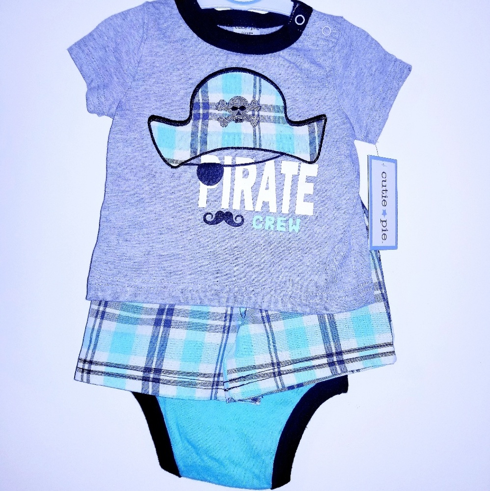 Cutie Pie 3-Piece Pirate Set
